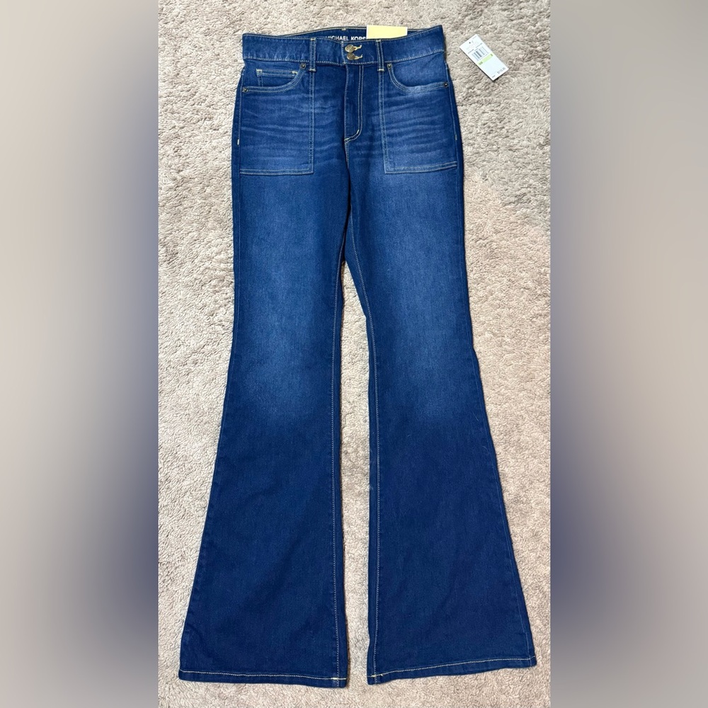 MICHAEL Michael Kors Indigo Flare Jeans